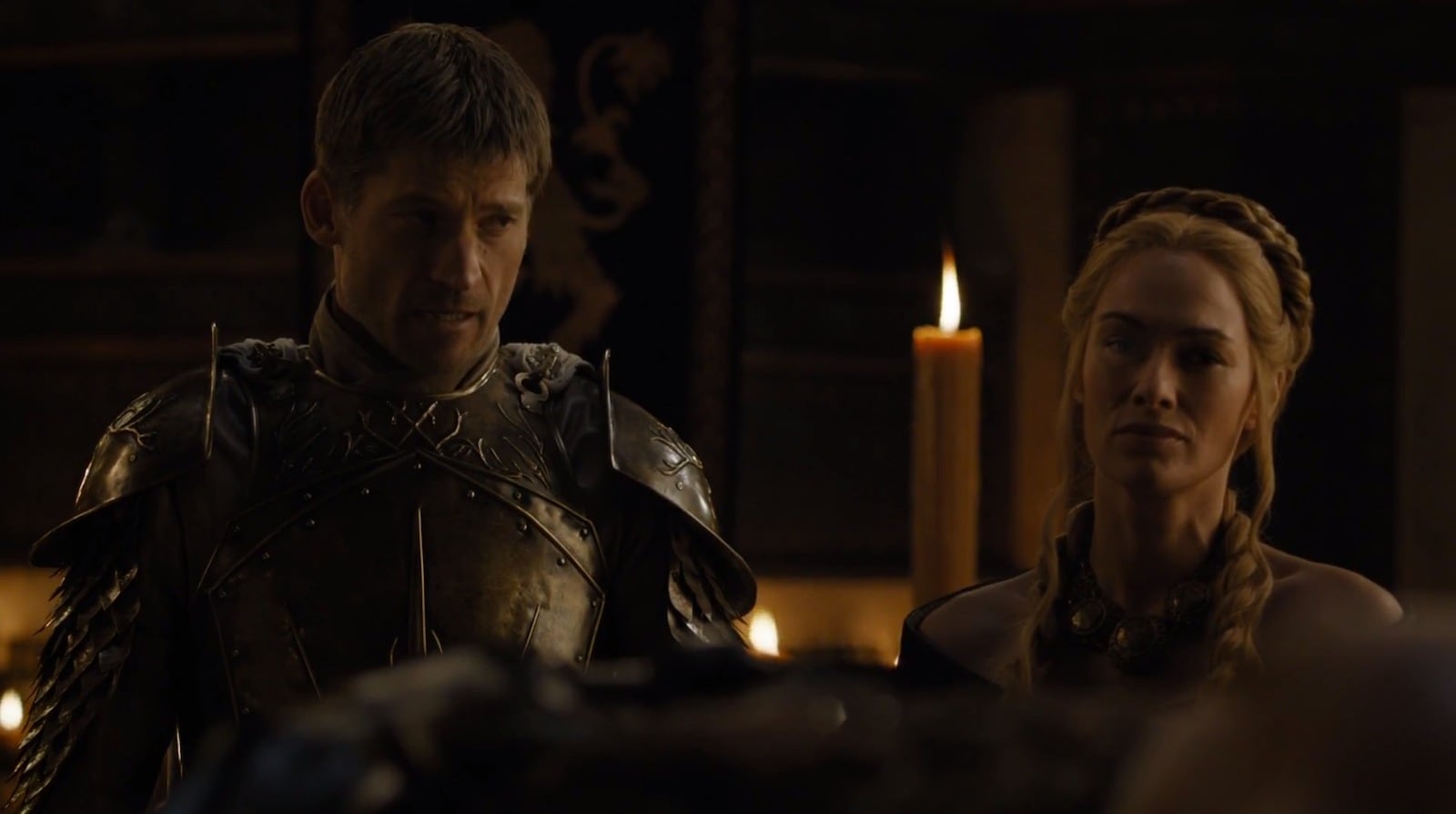 Vidcap of the Game of Thrones episode 'The Wars to Come' Dark, indeed.