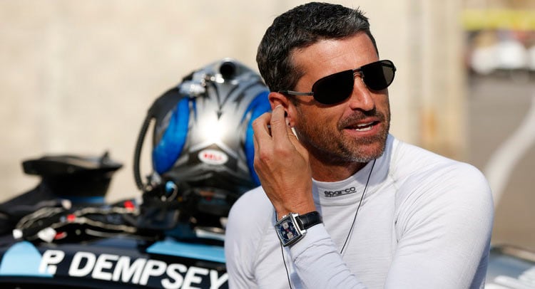 McDreamy touching his ear (From Carscoops)