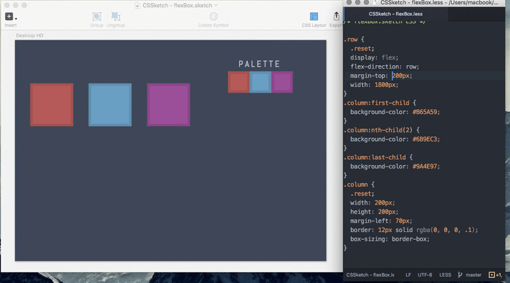 Yes, this is a real thing: CSS in Sketch (From John Coates)