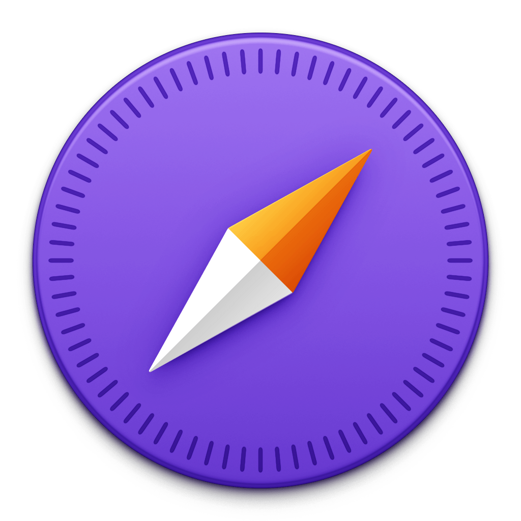 Ollin Boer Bohan purple WebKit icon, which conveinently doubles as an app icon for Safari Technology Preview "That'll do, pig."